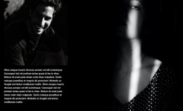 Ausstellung Von Porträts Website-Design