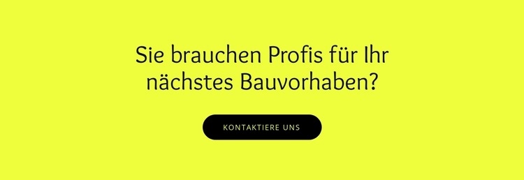 Bauvorhaben für Ihr Website-Modell