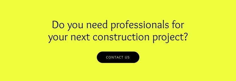Construction projects for your Elementor Template Alternative