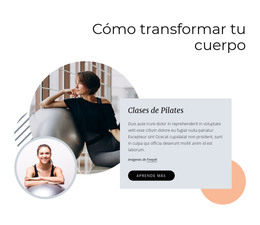 Cómo Transformar Tu Cuerpo: Plantilla HTML Adaptable