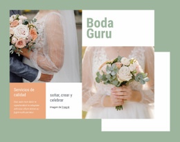 Gurú De La Boda: Plantilla HTML5 Personalizada