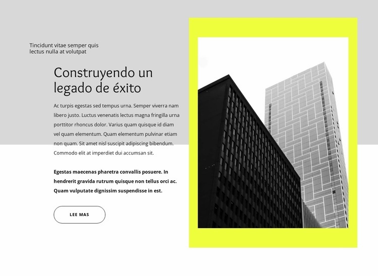 Relaciones con inversionistas Plantilla HTML5