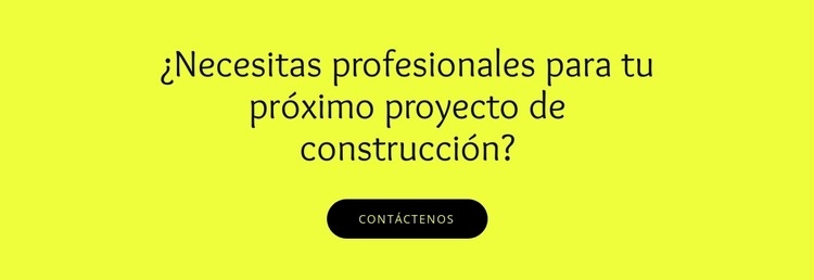 Proyectos de construcción para su Plantilla