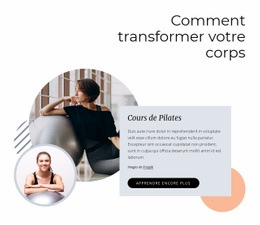 Superbe Conception De Site Web Pour Comment Transformer Votre Corps