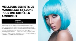 Page De Destination Exclusive Pour Look Lumineux Pour La Fête