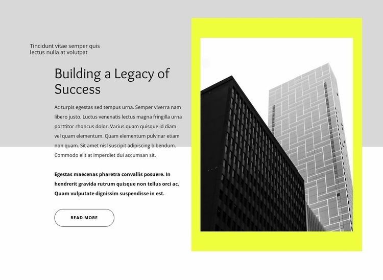 Investor relations Homepage Design