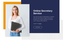 Secretary Service - Creative Multipurpose Html Code