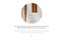 HTML5 Template For Interior Decoration