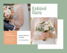Esküvői Guru - HTML Oldalsablon