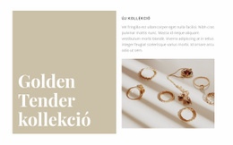 Gyönyörű Ékszerek Gyűjteménye – HTML5-Sablon