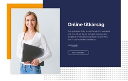 Titkári Szolgálat - Ingyenes HTML-Sablon