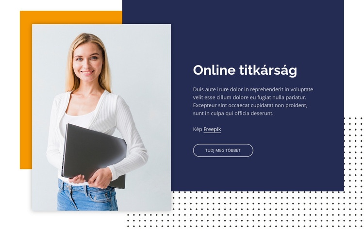 Titkári szolgálat WordPress Téma