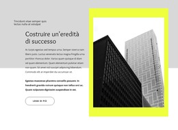 Pagina HTML Per Relazioni Con Gli Investitori