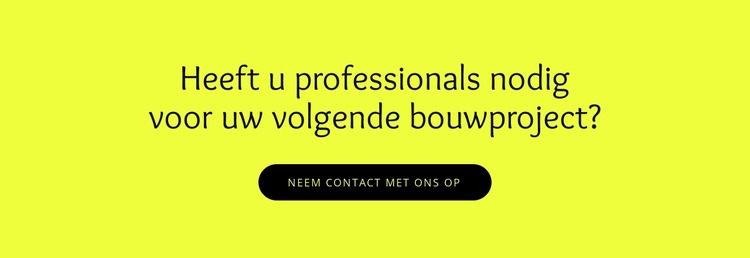 Bouwprojecten voor uw Joomla-sjabloon