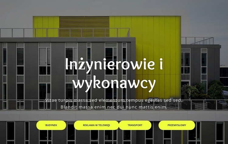 Inżynieria budowlana Kreator witryn internetowych HTML