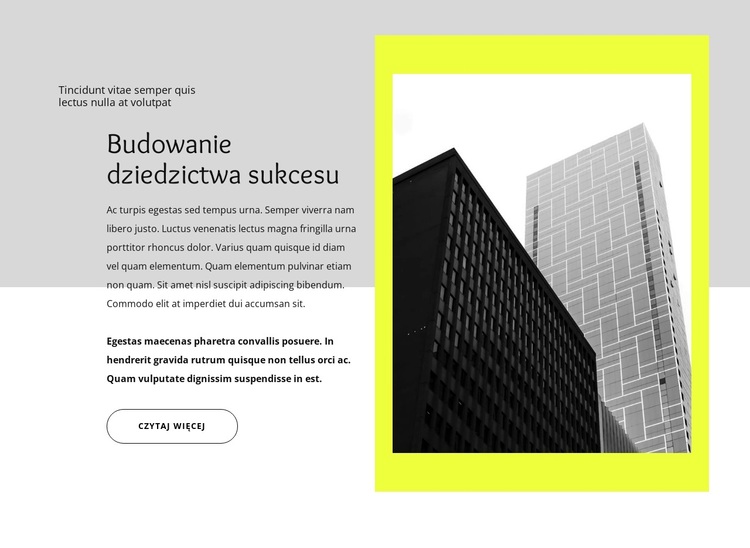 Relacje inwestorskie Motyw WordPress