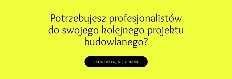 Projekty budowlane dla Twojego Szablon jednej strony