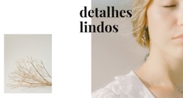 HTML5 Responsivo Para Detalhes De Joias