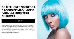 Look Brilhante Para A Festa Modelo De Site HTML CSS