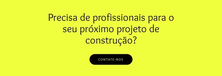 Projetos de construção para o seu Template CSS