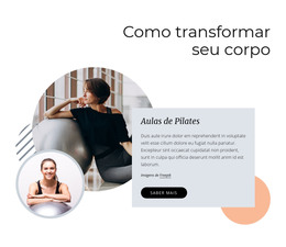 Como Transformar Seu Corpo - Modelo HTML Responsivo