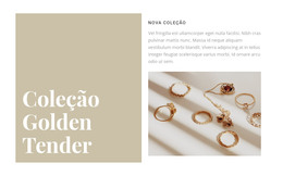 Uma Coleção De Joias Requintadas - Modelo HTML5