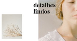 Detalhes De Joias - Modelo HTML5 Criativo Multiuso