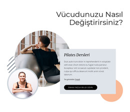 Vücudunuzu Nasıl Dönüştürebilirsiniz - Duyarlı HTML Şablonu