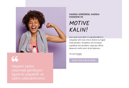 Motive Kalın - HTML Sayfası Şablonu