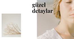 Takı Detayları - Web Sitesi Şablonları