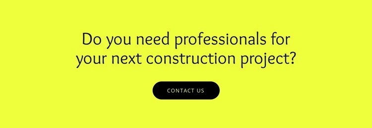 Construction projects for your Web Page Designer
