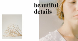 Jewelry Details - Simple Website Template