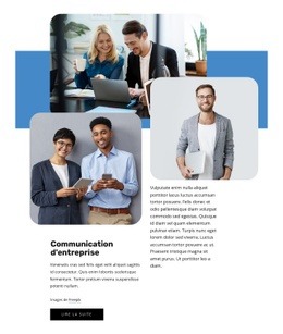 Communications Commerciales - Un Magnifique Modèle D'Une Page