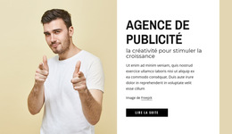 Agence De Publicité – Modèle De Site Web Mobile