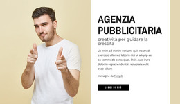 Pagina Di Destinazione Per Agenzia Pubblicitaria