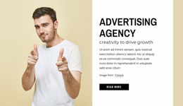 Advertising Agency - Mobile Website Template