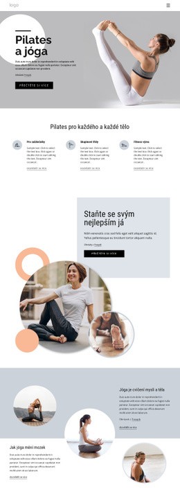 Centrum Pilates A Jógy – Online Šablony