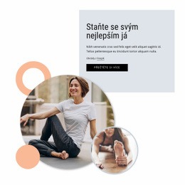 Šablona Návrhu Pro Cvičte Pilates, Abyste Se Cítili Lépe