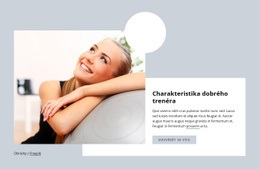 Charakteristika Dobrého Trenéra – Šablona HTML A CSS