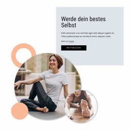 Pilates Machen, Um Sich Besser Zu Fühlen - Benutzerfreundliches Website-Modell