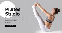 Bauen Sie Mit Pilates Die Kernkraft Auf - Responsive Landingpage