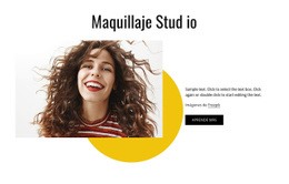 Estudio De Maquillaje - Maqueta De Sitio Web Funcional