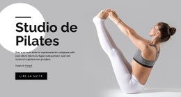 Maquette De Site Web Polyvalente Pour Renforcez Votre Cœur Avec Les Pilates
