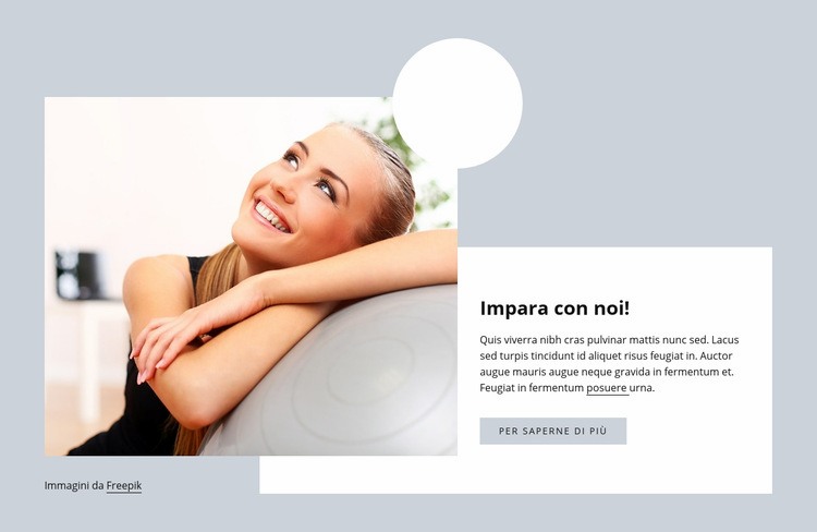 Caratteristiche di un buon allenatore Modelli di Website Builder