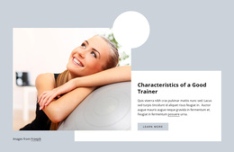 Most Creative Joomla Template For Characteristics Of A Good Trainer