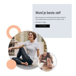 Doe Pilates Om Je Beter Te Voelen Flexbox-Sjabloon