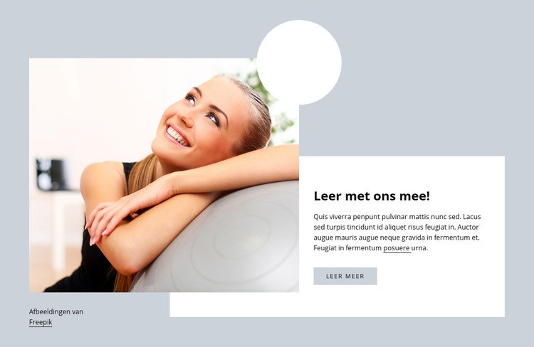 Kenmerken van een goede trainer Html Website Builder