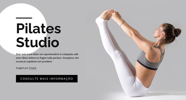 Aumente a força do núcleo com pilates Maquete do site