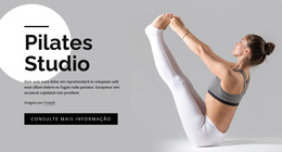 Aumente A Força Do Núcleo Com Pilates - Download De Modelo HTML
