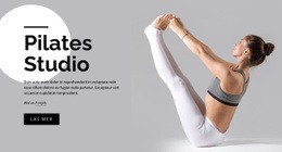 Bygg Kärnstyrka Med Pilates - Enkel Webbplatsmall